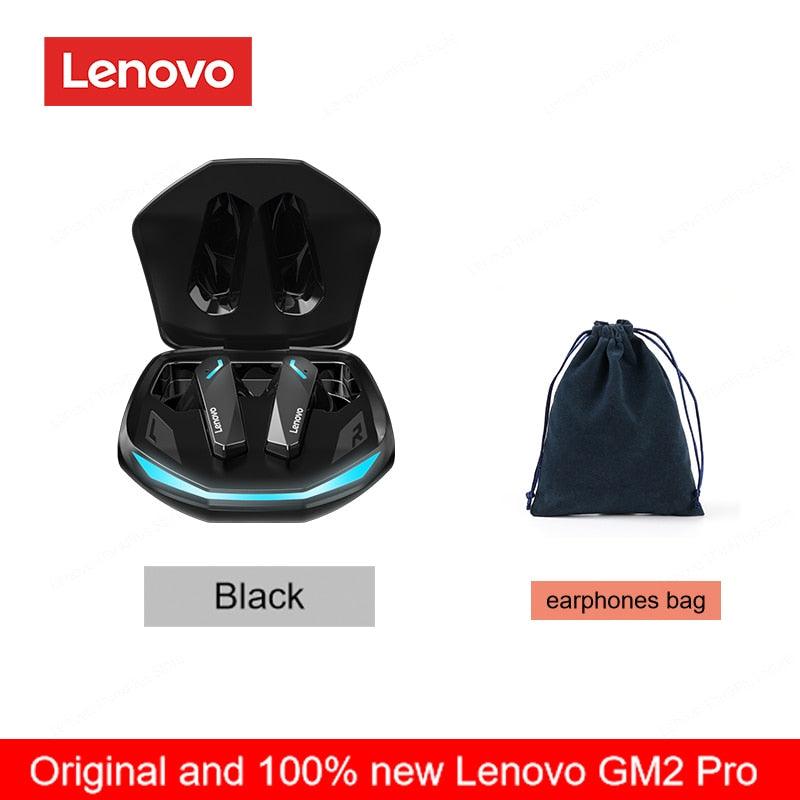Original lenovo gm2 pro 5.3 fone de ouvido bluetooth sem fio fones de baixa latência hd chamada modo duplo gaming headset com microfone - Loja Pediu Levou