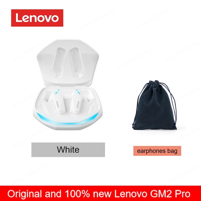 Original lenovo gm2 pro 5.3 fone de ouvido bluetooth sem fio fones de baixa latência hd chamada modo duplo gaming headset com microfone - Loja Pediu Levou