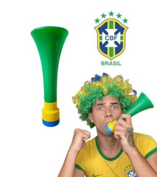 Corneta Vuvuzela Brasil Copa Do Mundo, Cornetão Brasil Diversos Modelos - Loja Pediu Levou