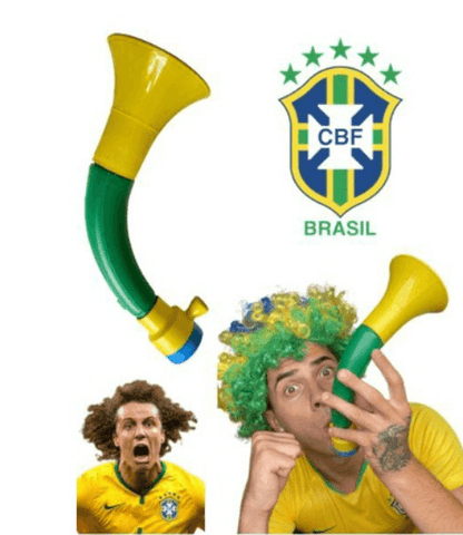 Corneta Vuvuzela Brasil Copa Do Mundo, Cornetão Brasil Diversos Modelos - Loja Pediu Levou