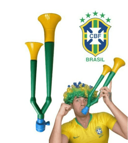 Corneta Vuvuzela Brasil Copa Do Mundo, Cornetão Brasil Diversos Modelos - Loja Pediu Levou